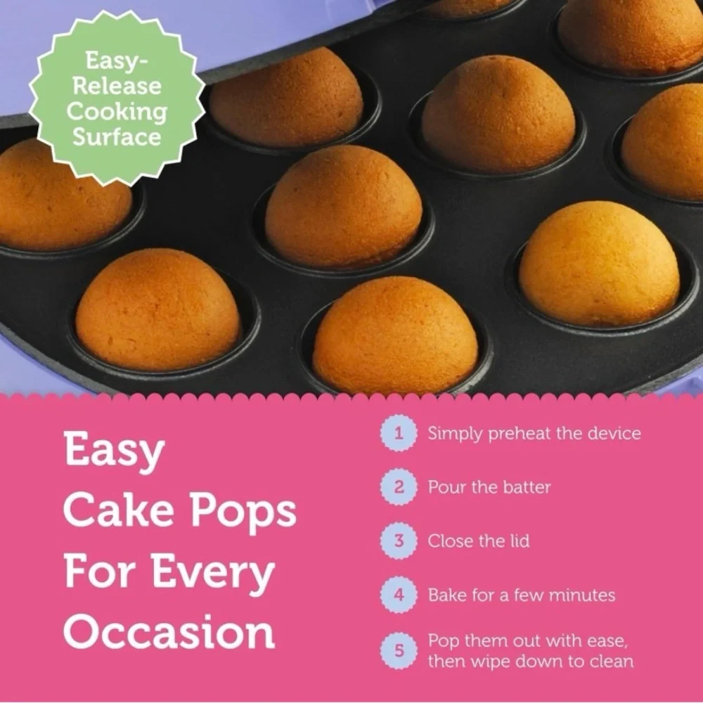 NIB Babycakes Cake Pop Maker - Picture 8 of 9